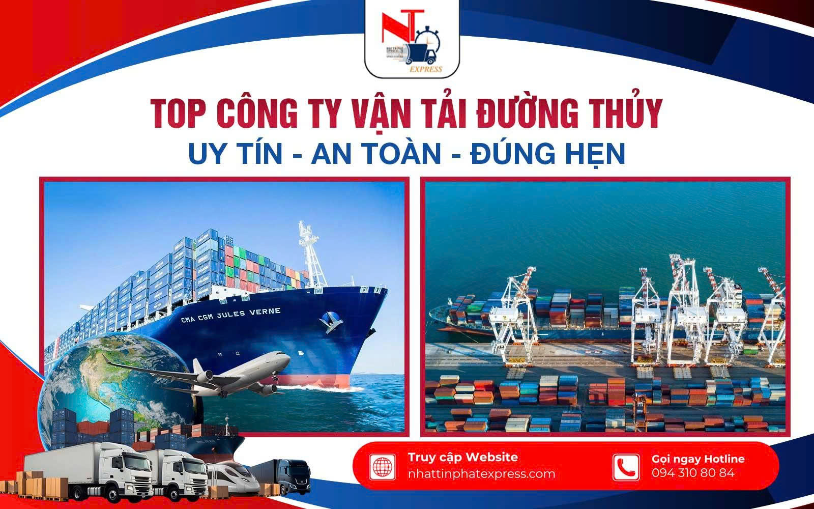 Top Công Ty Vận Tải Đường Thủy Uy Tín – An Toàn, Đúng Hẹn